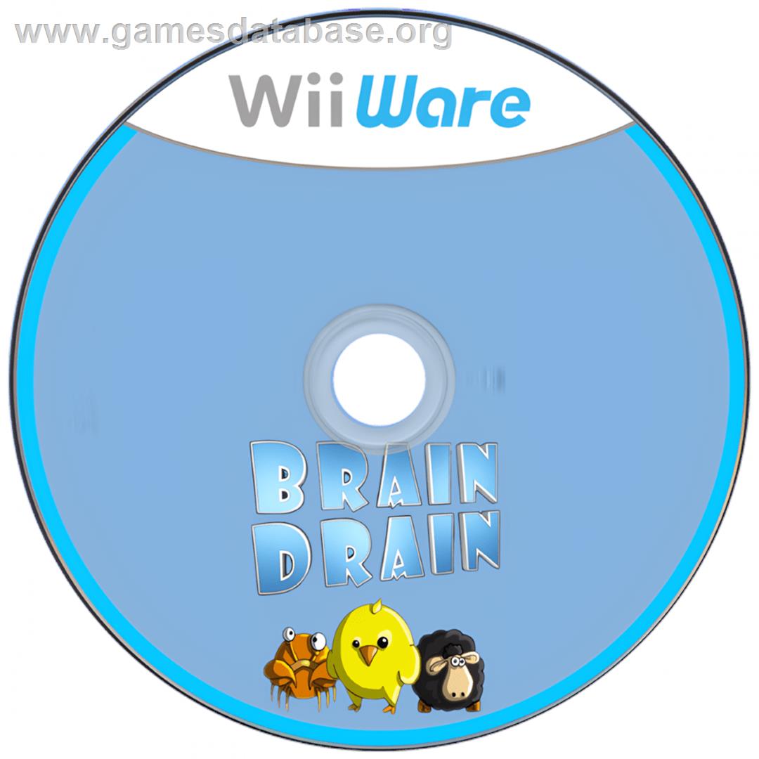 Brain Drain - Nintendo Wii - Artwork - Cartridge